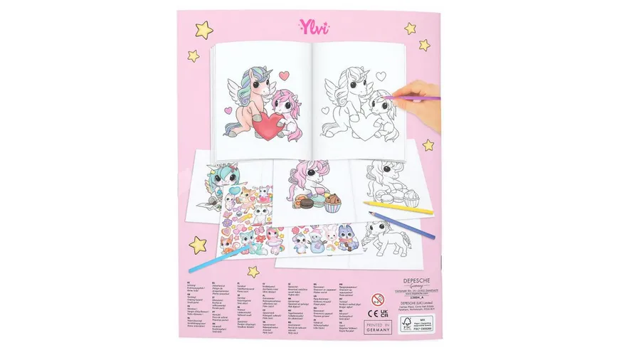 Ylvi Create your Unicorn Malbuch
