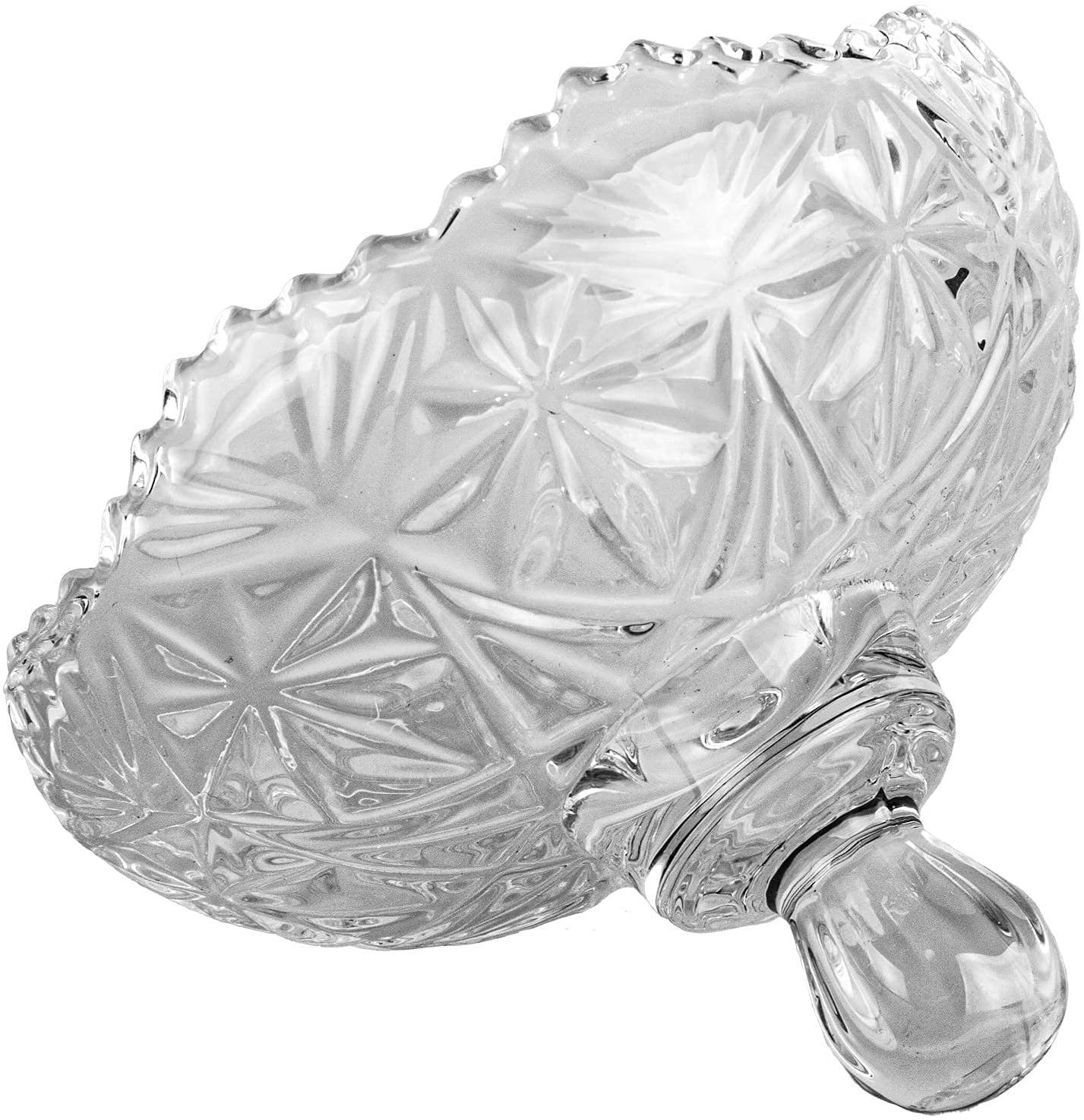 DRULINE Allzweckkiste Bonbonglas Bonbonniere aus Vorratsglas Glasgefäß