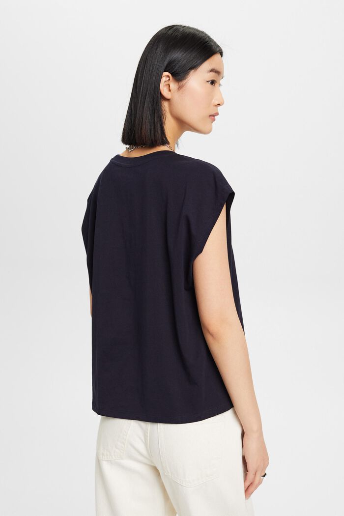 Baumwoll-T-Shirt mit Frontprint