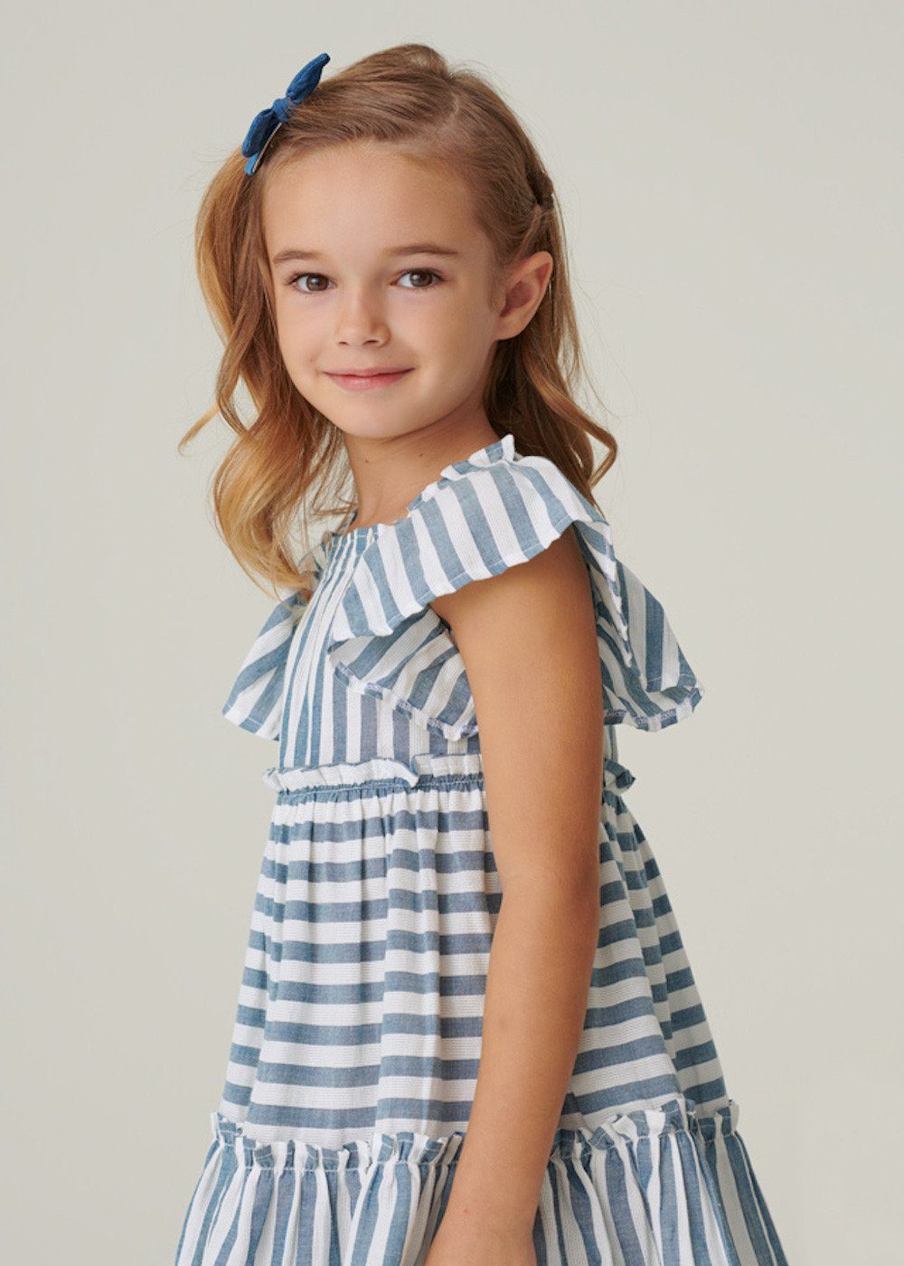 Mayoral A-Linien-Kleid Mayoral Kleid gemustert aus Baumwolle Mädchen (392824)