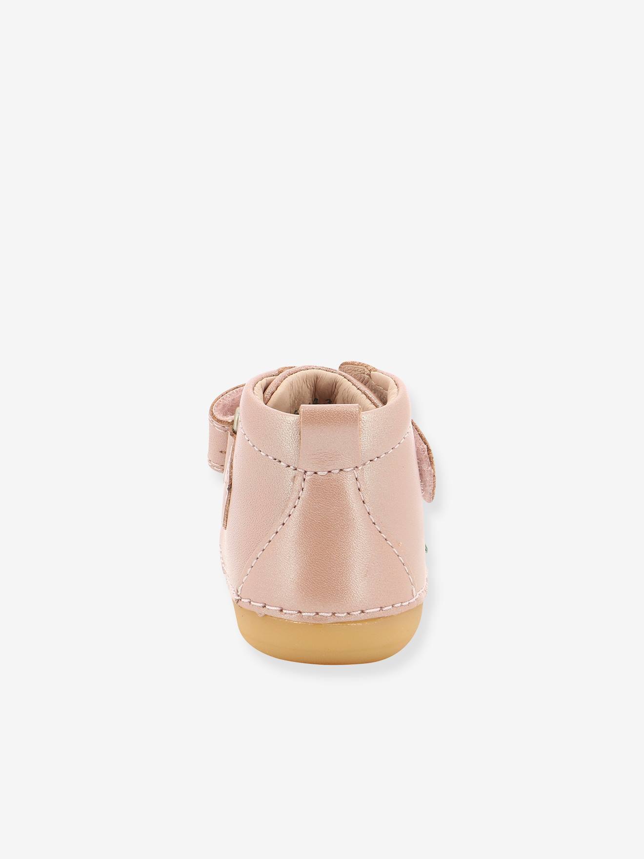 Kickers Mädchen Baby Lauflern-Boots SABIO KICKERS - rosa metallic