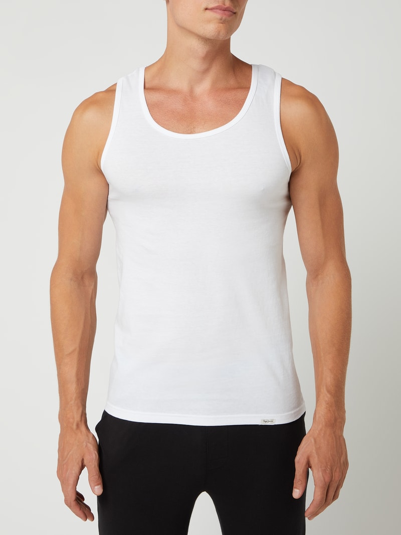 Tanktop im 2er-Pack Modell 'Bradley' in weiß