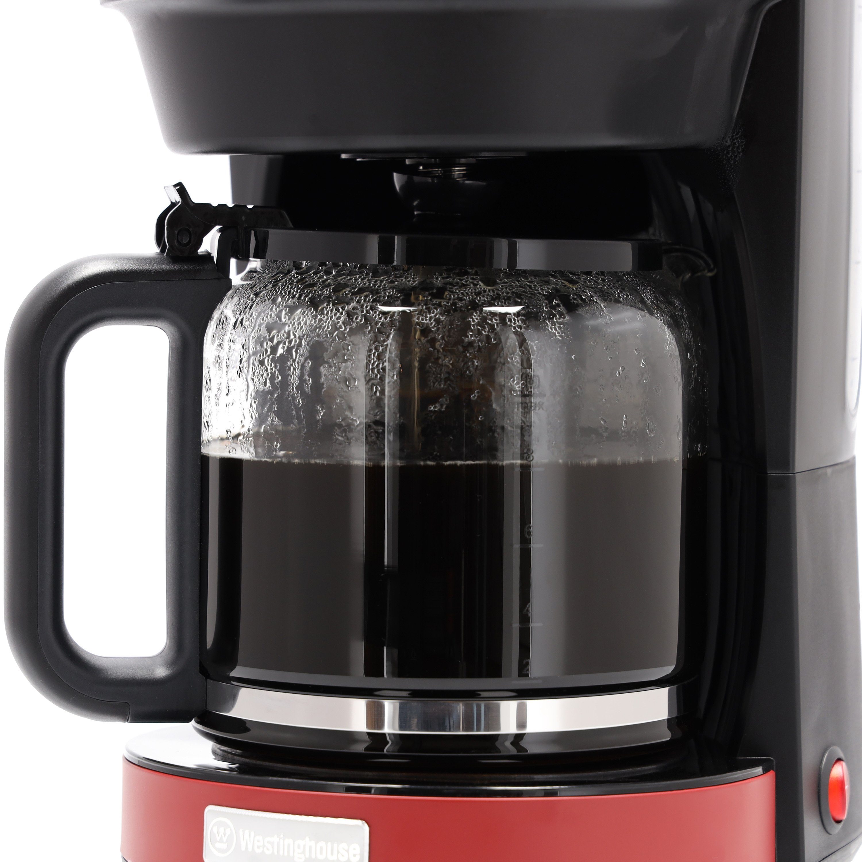 Westinghouse Filterkaffeemaschine WKCMR621 Retro, 1.25l Kaffeekanne, Permanentfilter, 30 min Warmhaltefunktion, Tropfschutz