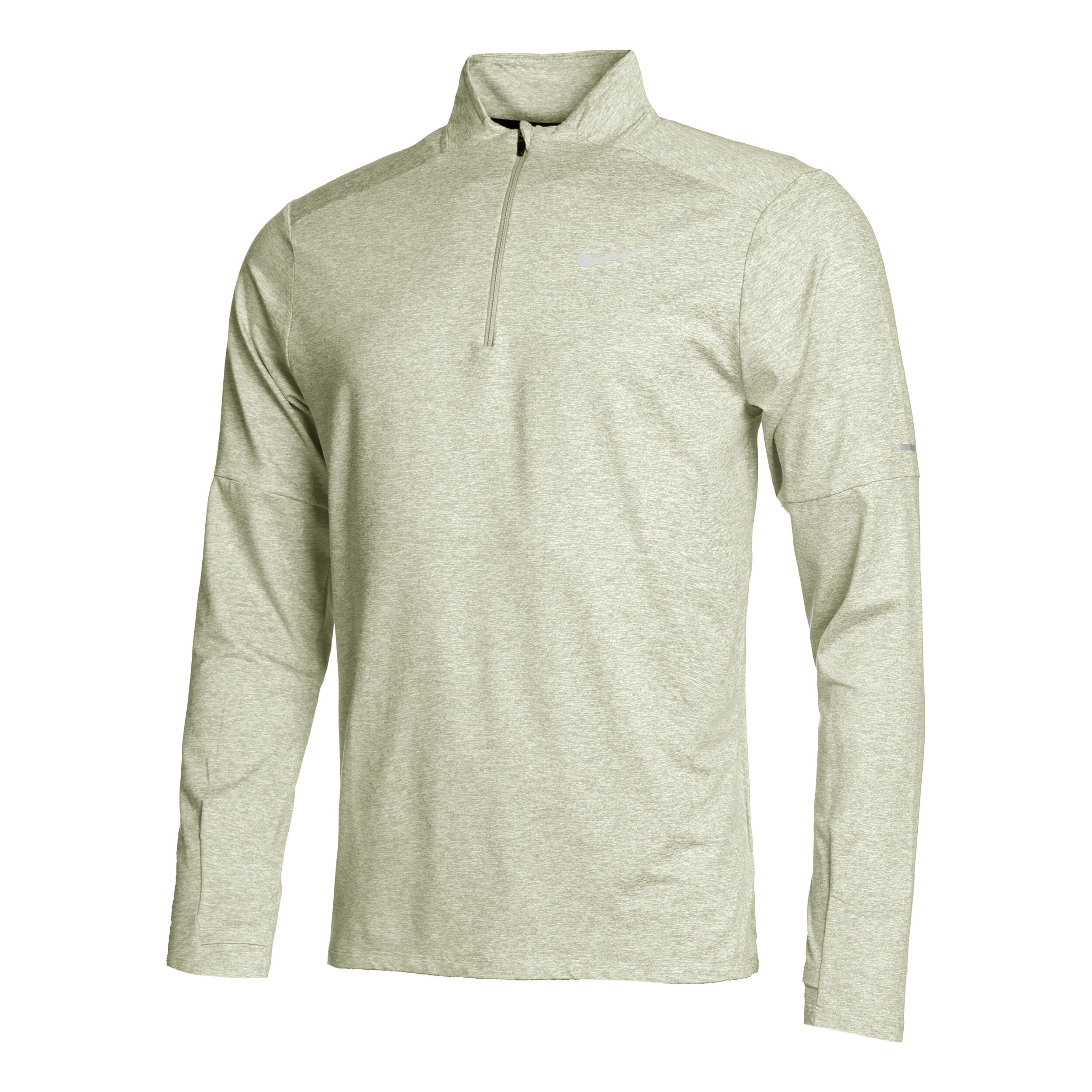 Dri-Fit Element Half-Zip Laufshirt Herren - Hellgrün