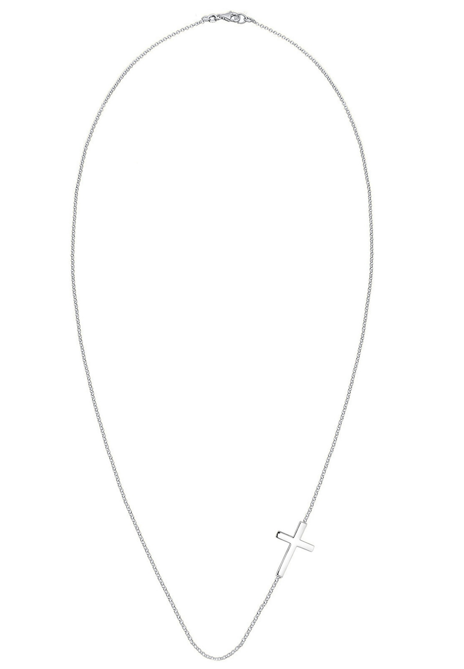 Elli Halskette Trend Kreuz Symbol Glaube Religion 925 Silber
