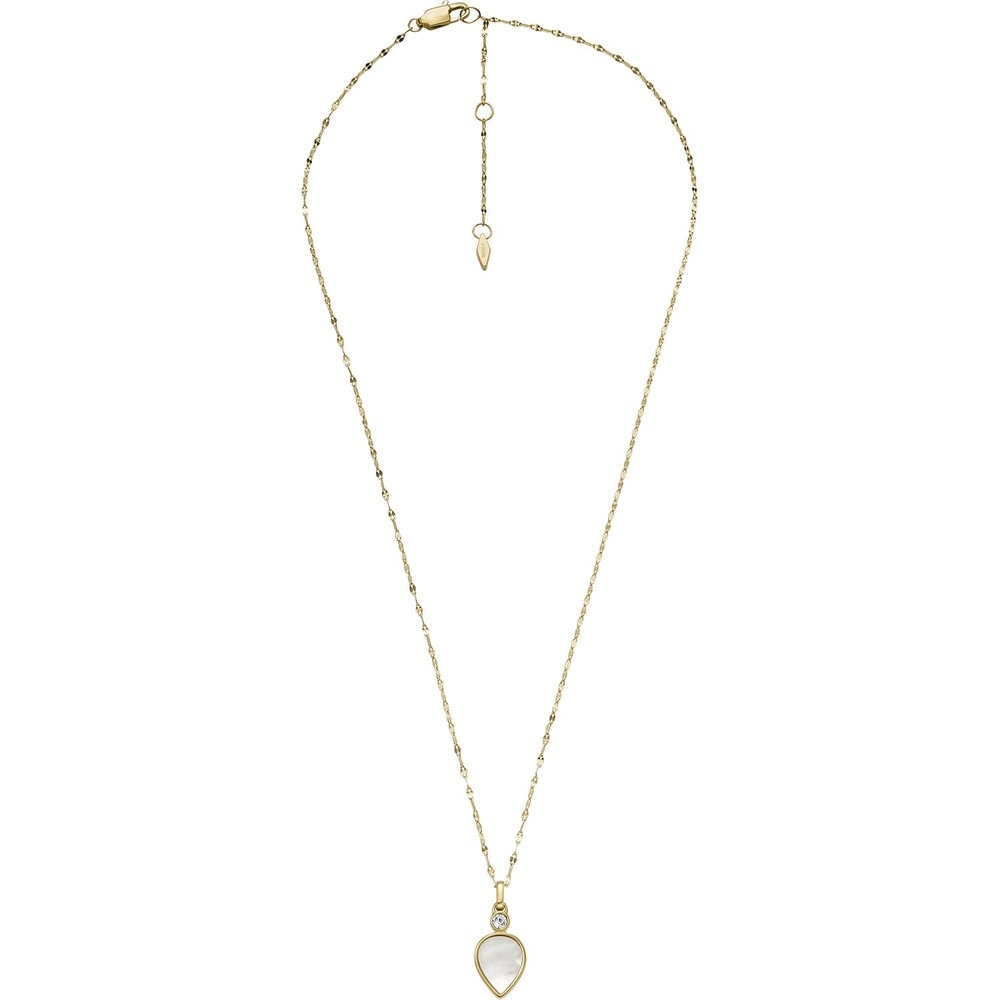 Fossil Chaînette Acier inoxydable collier