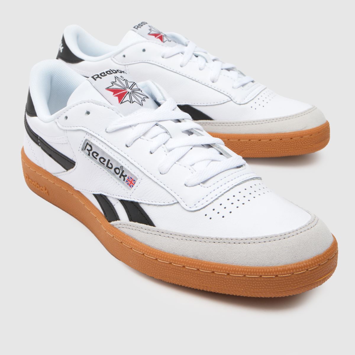 Reebok – Club C Revenge – Vita, flerfärgade träningsskor