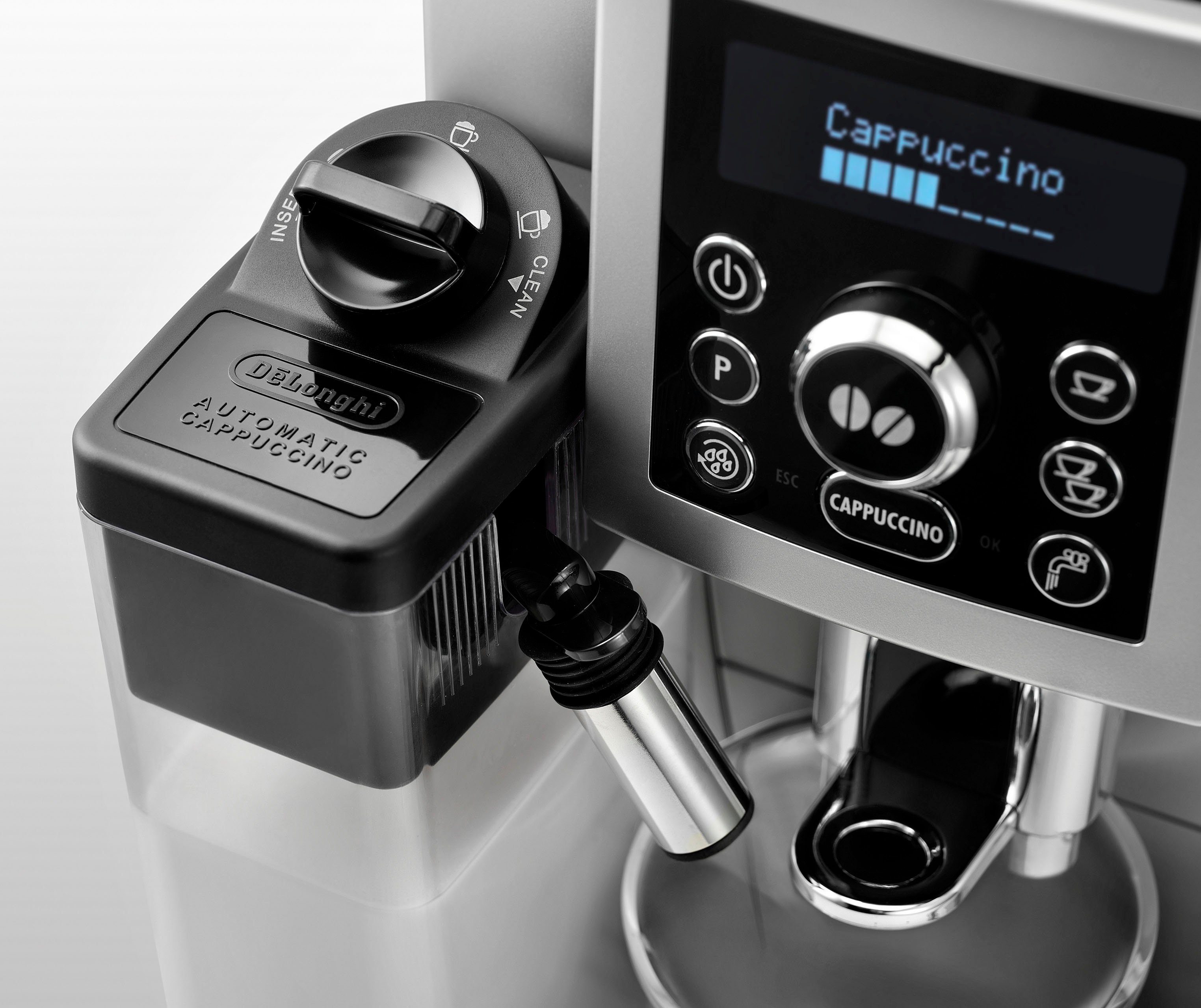 De'Longhi Kaffeevollautomat ECAM 23.466.S, mit LatteCrema Milchsystem, Silber