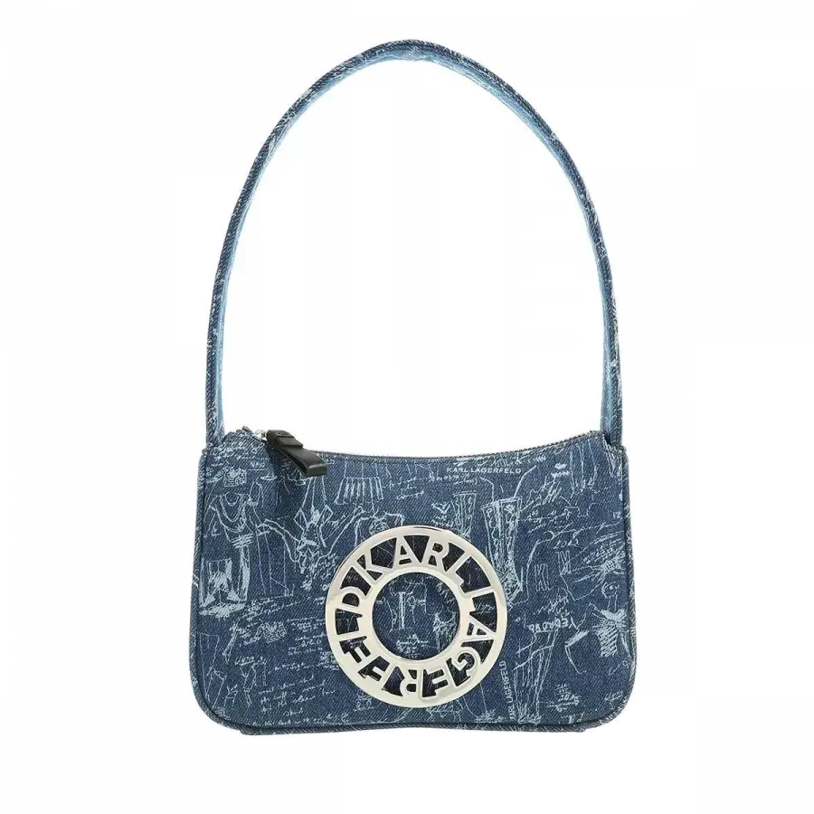 Karl Lagerfeld - Karl Lagerfeld Shoulder Bags Textil Blue - blau