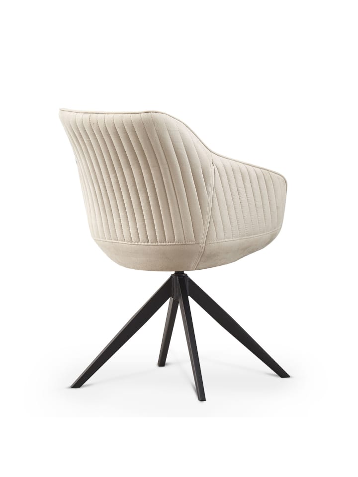 B&D Home Drehstuhl KATJA in Creme - (B)58 x (H)81 x (T)60,5 cm günstig kaufen onesize