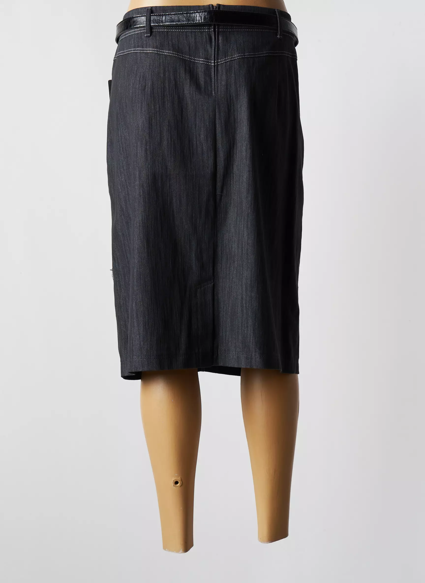 Lebek Jupes Mi Longues Femme couleur gris