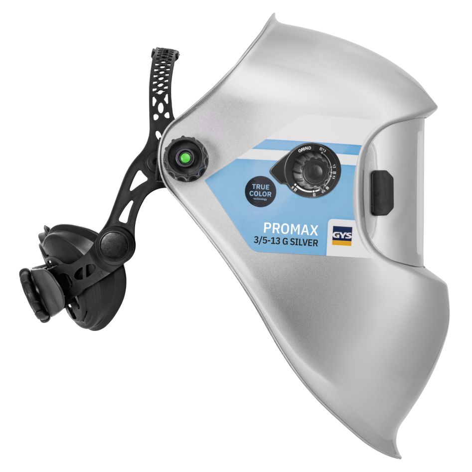 Gys 5193045774 LCD Promax 9-13 G True Color hopeanvärinen hitsausmaski