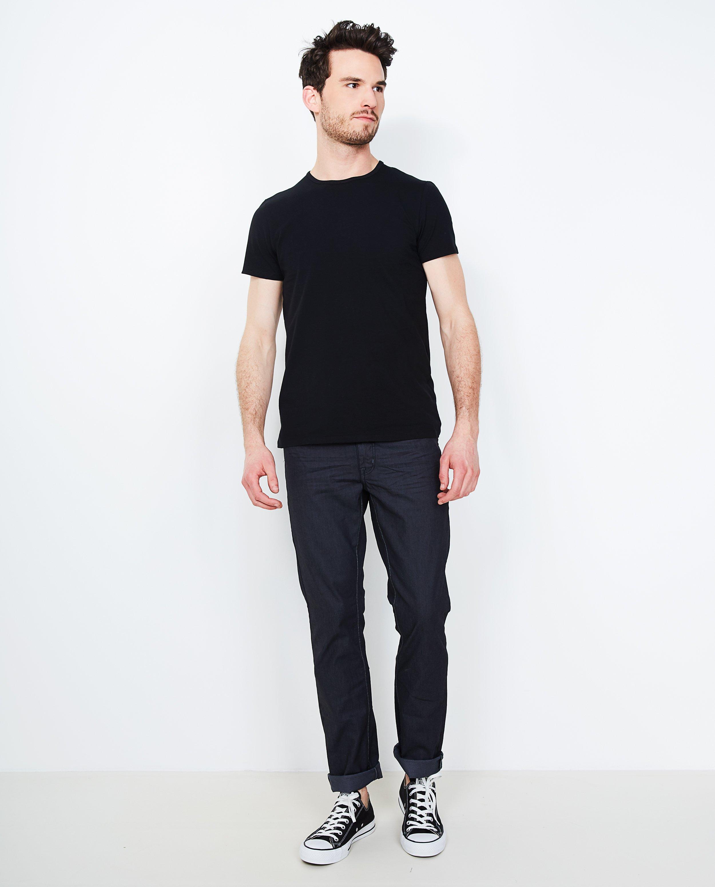 Blugi JBC Fitted drepți Brandon negru