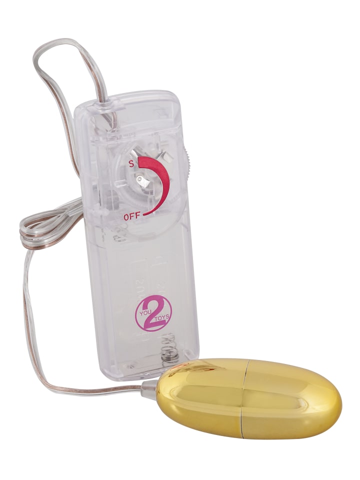 You2Toys Vibro-Ei Golden Star in gold günstig kaufen 6 cm