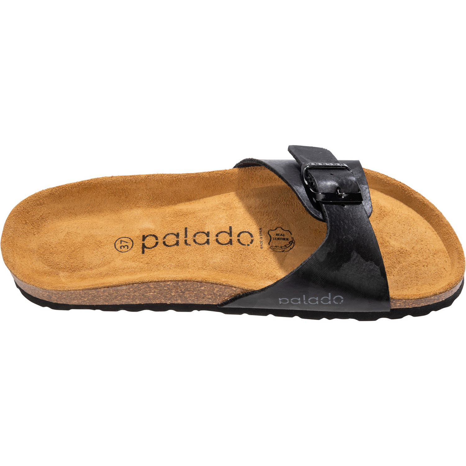 Palado Malta Metallic, Pantoletten, Damen, Metallic Caro Schwarz