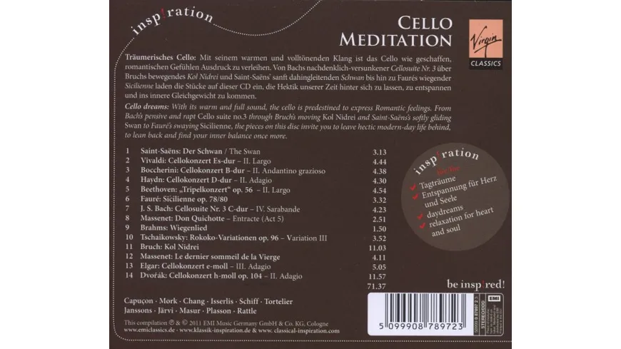 Cello Meditation Inspiration Series