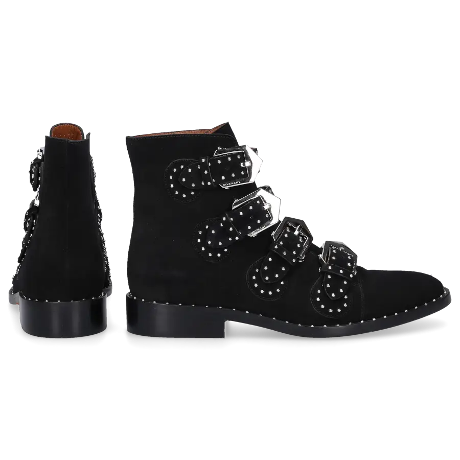 Givenchy - Stiefeletten HAVANNA Veloursleder - schwarz
