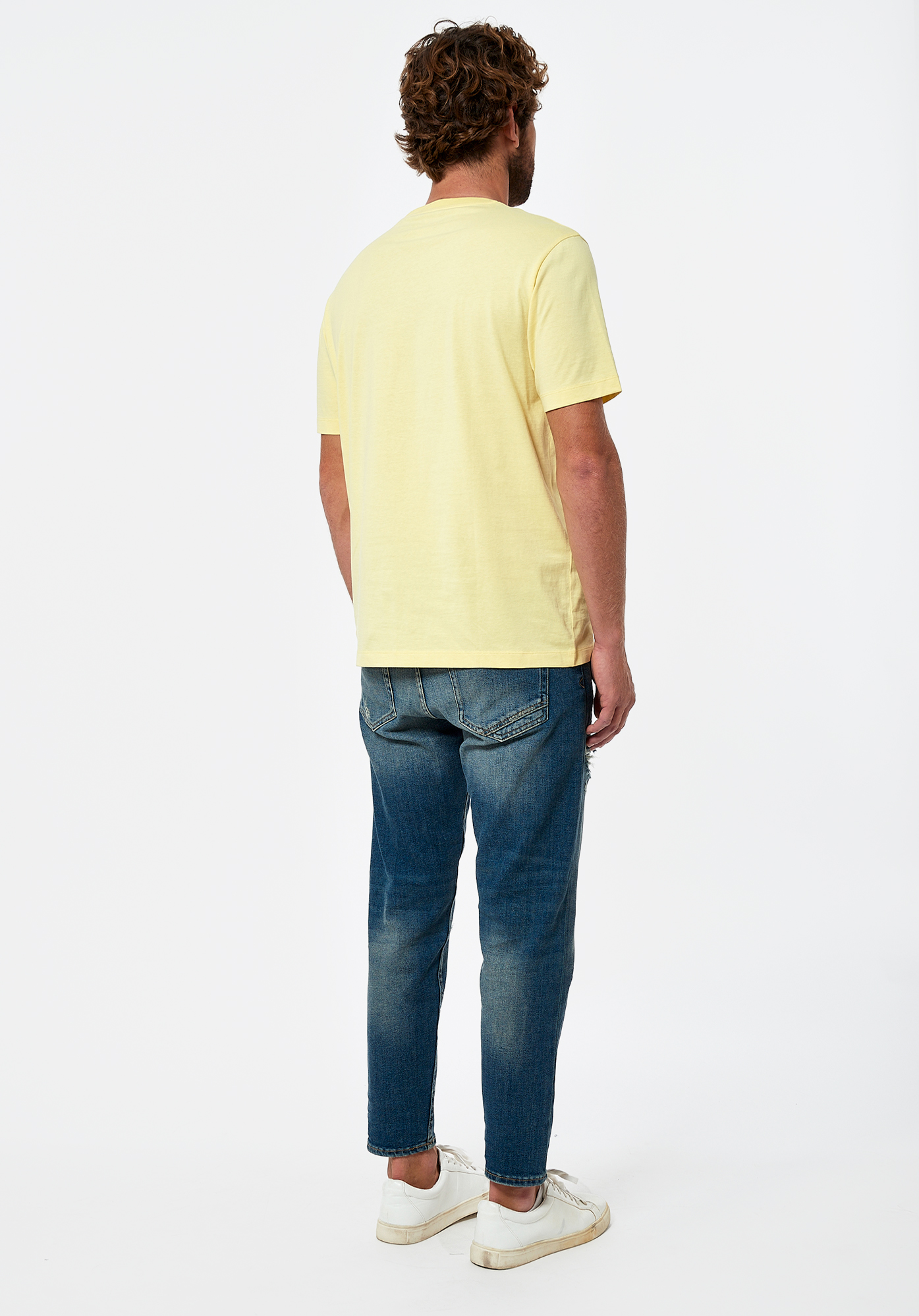 BRYZO  T-shirt jaune Homme en 100% coton