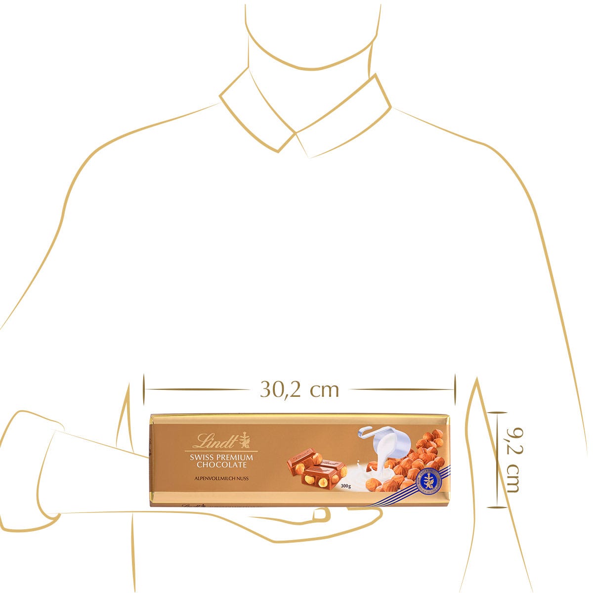 Alpenvollmilch Nuss, 300g