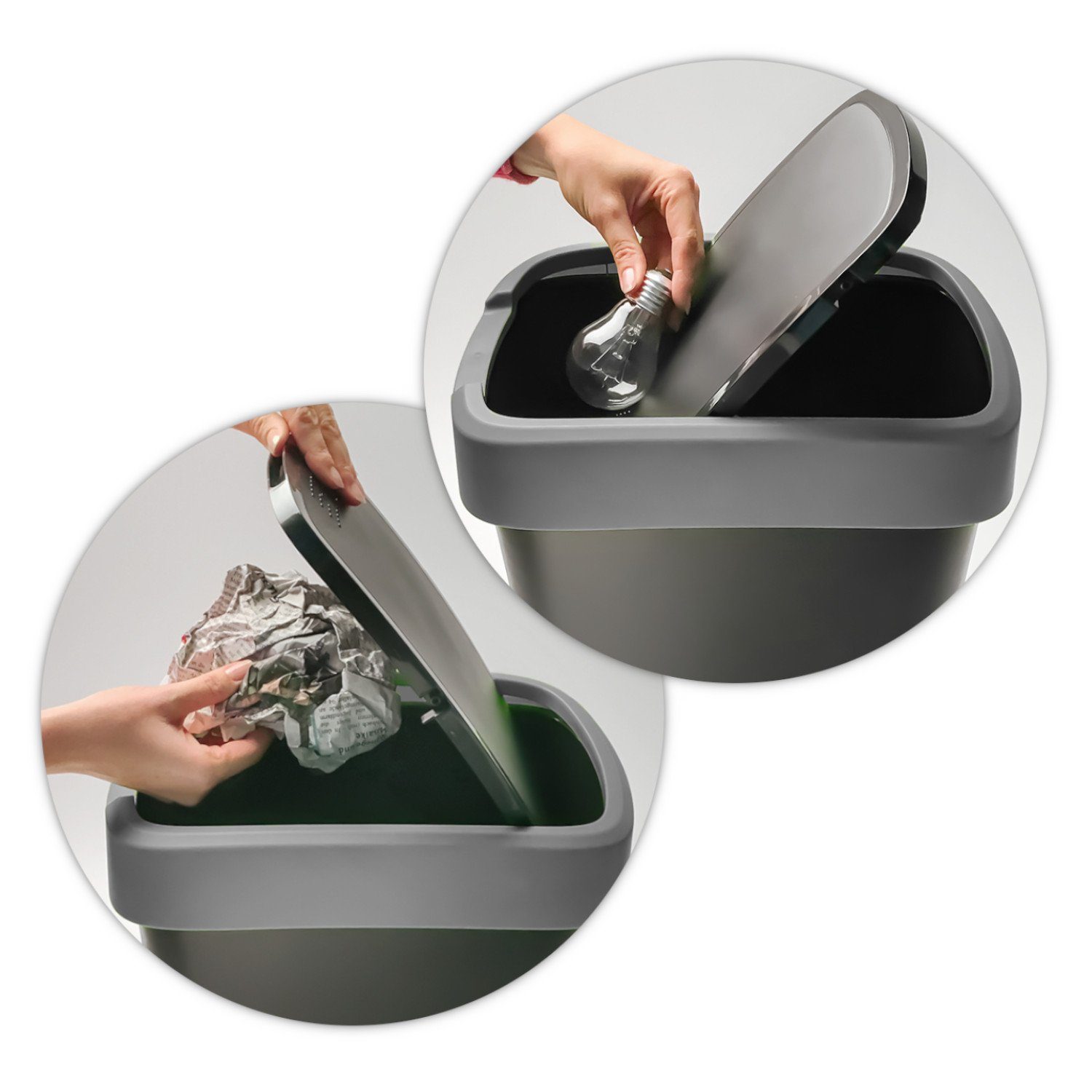 ROTHO Mülleimer Swingeimer 25 l TWIST