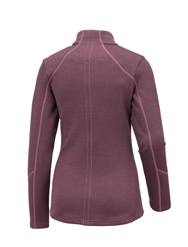 e.s. Funktions Sweatjacke melange, Damen