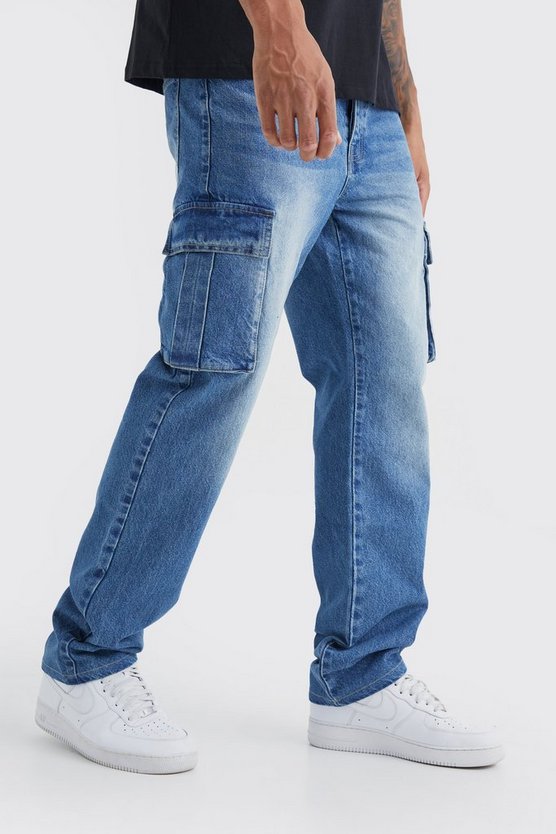Tall Relaxed Rigid Cargo Jeans