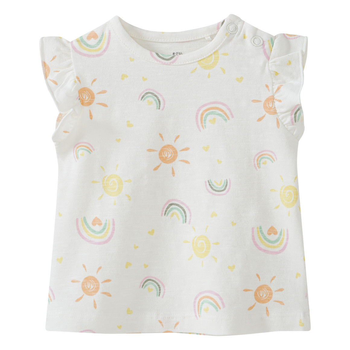 2 Newborn T-Shirts im Muster-Mix