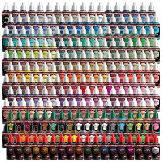 The Army Painter:  Warpaints Fanatic - Complete Paint Set (216 x 18ml)