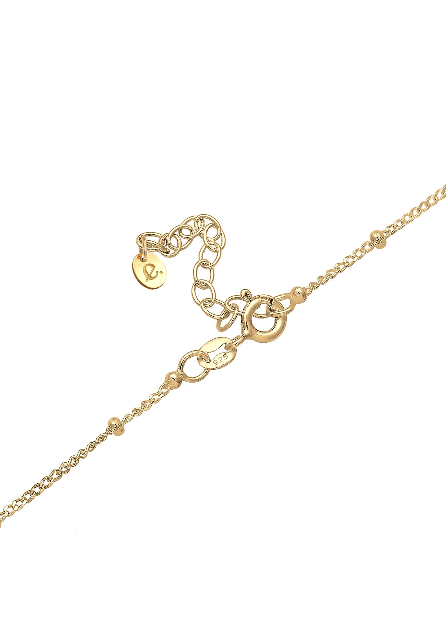 Elli PREMIUM elegantni ženski privjesak sa zelenim kvarcnim kamenom od 925 sterling srebra