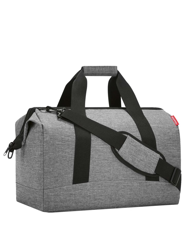 Reisenthel travelling allrounder L - Reisetasche 48 cm (glossy dots black) in twist silver günstig kaufen onesize