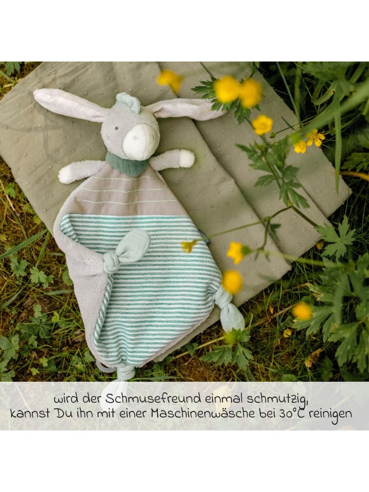 Fehn Schmusetuch / Schnuffeltuch - Esel in grau,gruen günstig kaufen onesize