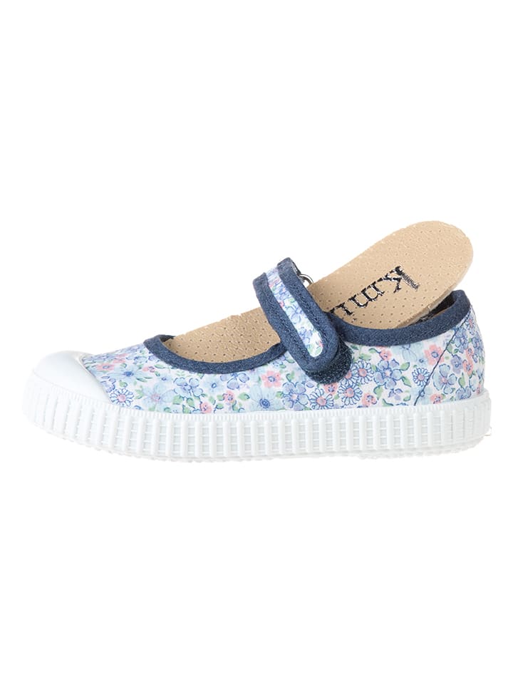 kmins Spangenballerinas in Blau günstig kaufen