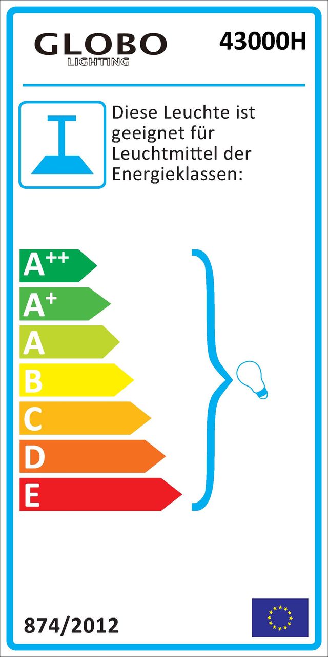 Globo Lighting - BAYUDA - Hängeleuchte Metall schwarz, 5x E27
