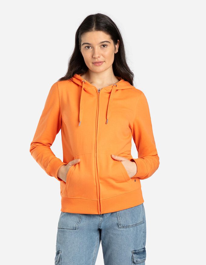 Sweatjacke - Kapuze mit Tunnelzug