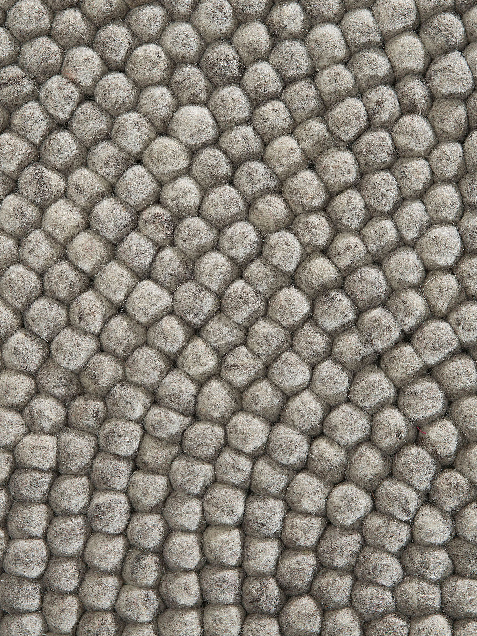 Smedby Filzkugel-Teppich, Stone Grey