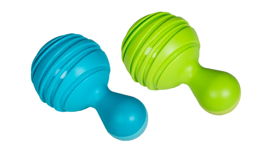Voggenreiter Tropical Maracas (2er-Set, grün + blau)