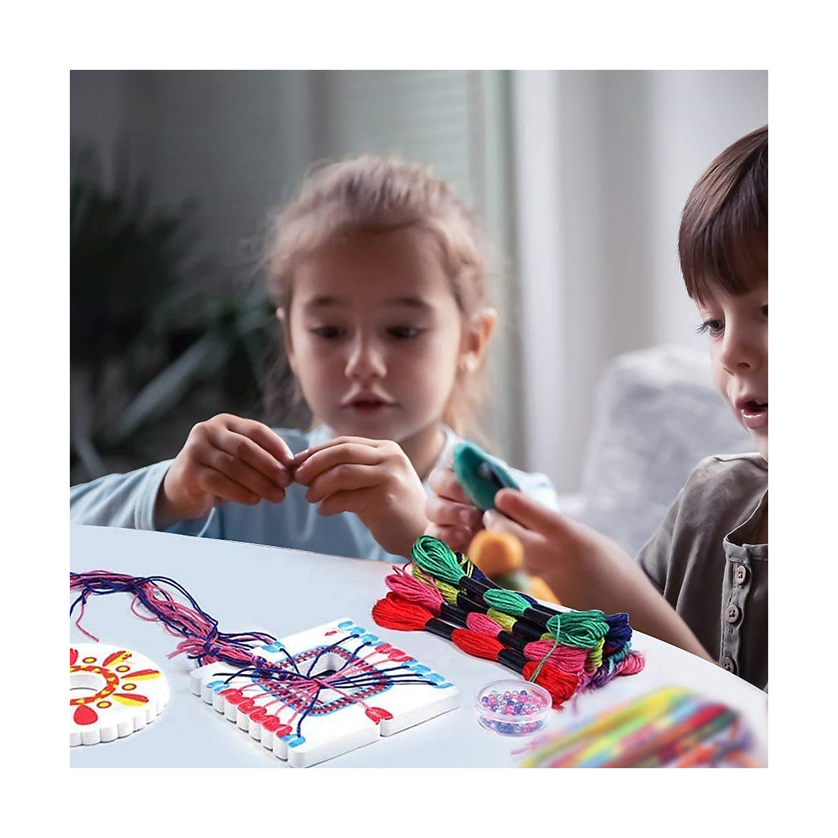 Freundschaftsbändchen Bastelset Armbänder DIY für Kinder