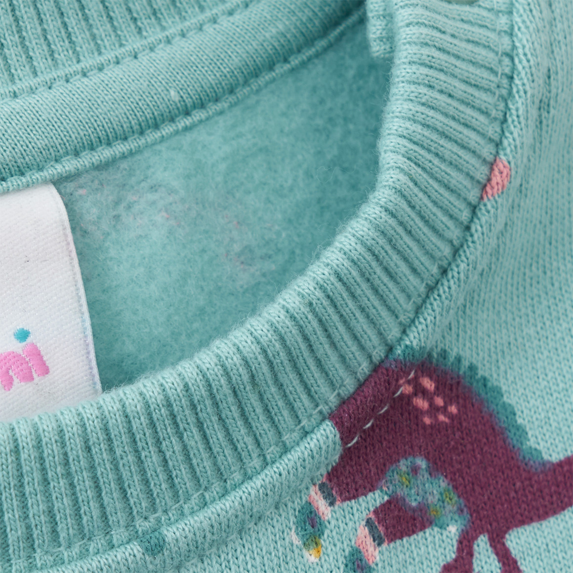 Baby Sweatshirt mit Dino-Allover