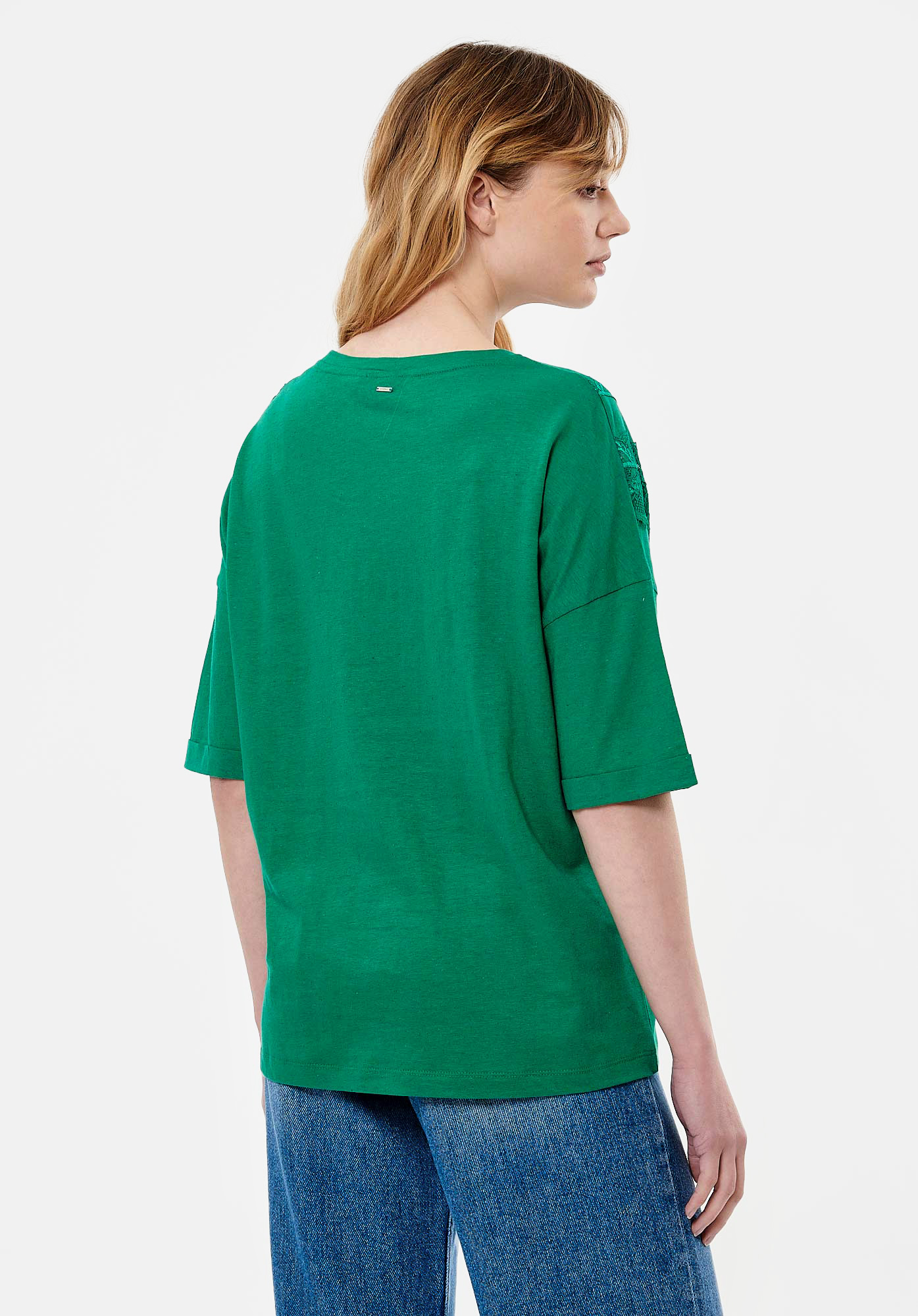 JERK   T-shirt vert Femme