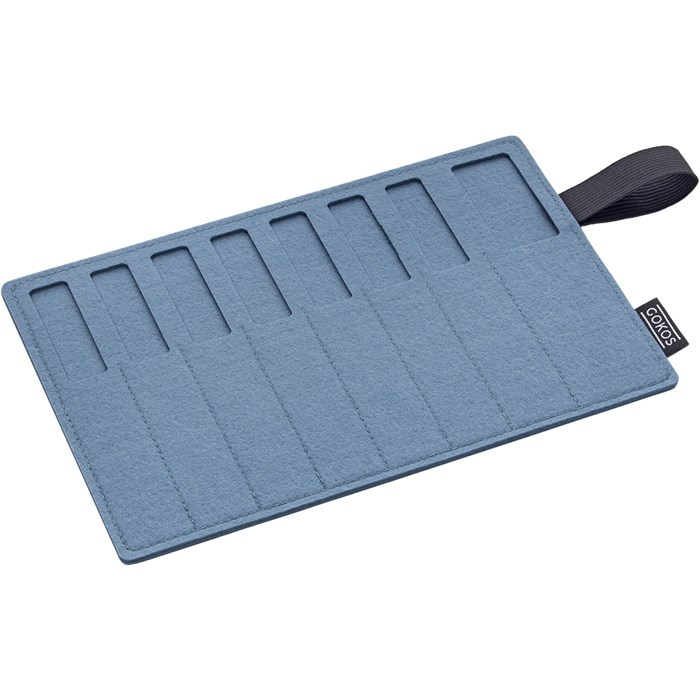 Felt Pouch Steel Blue
