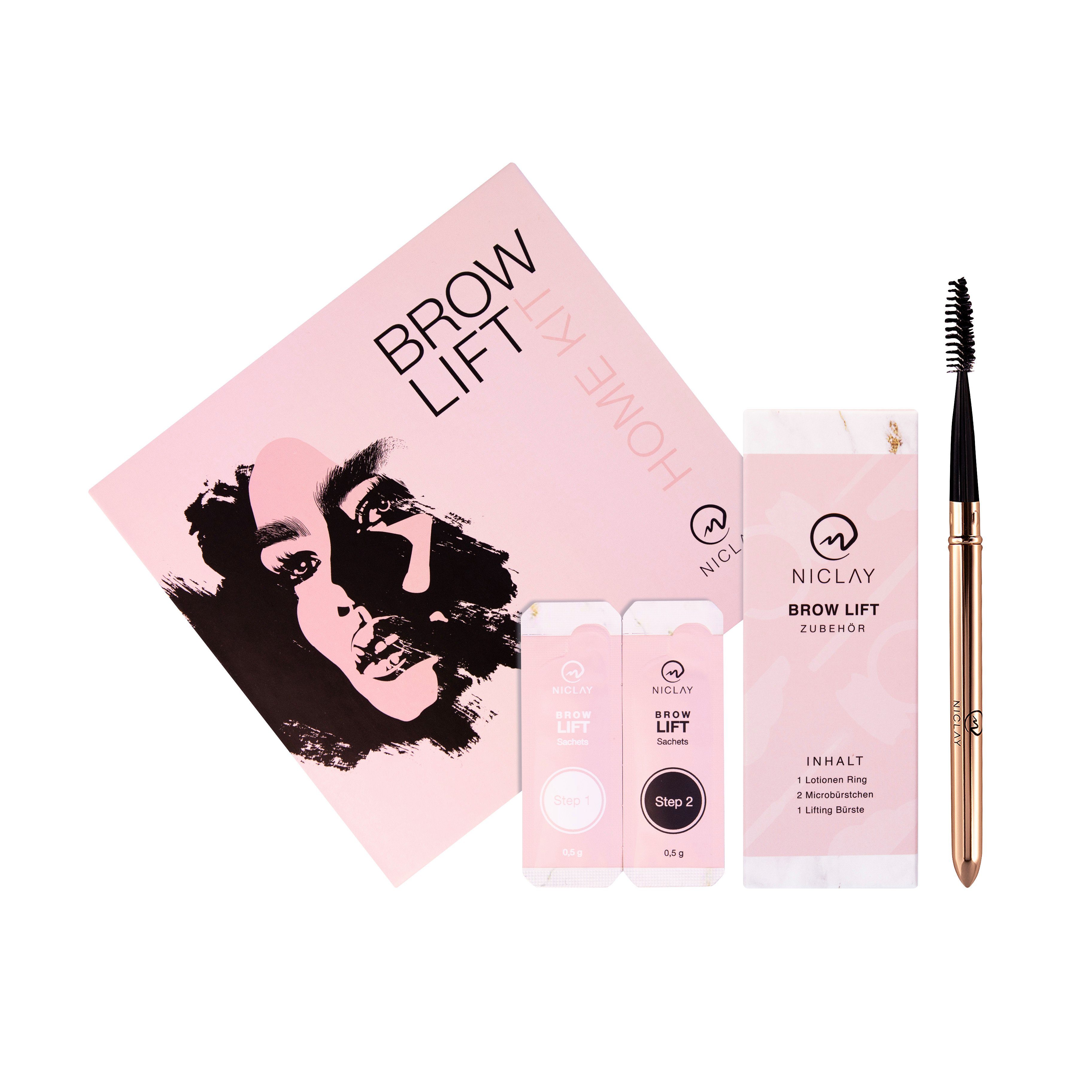 NICLAY Augenbrauenpflege Niclay Brow Lift Home Kit 1-2 Anwendungen, 1-tlg., für 1-2 Anwendungen