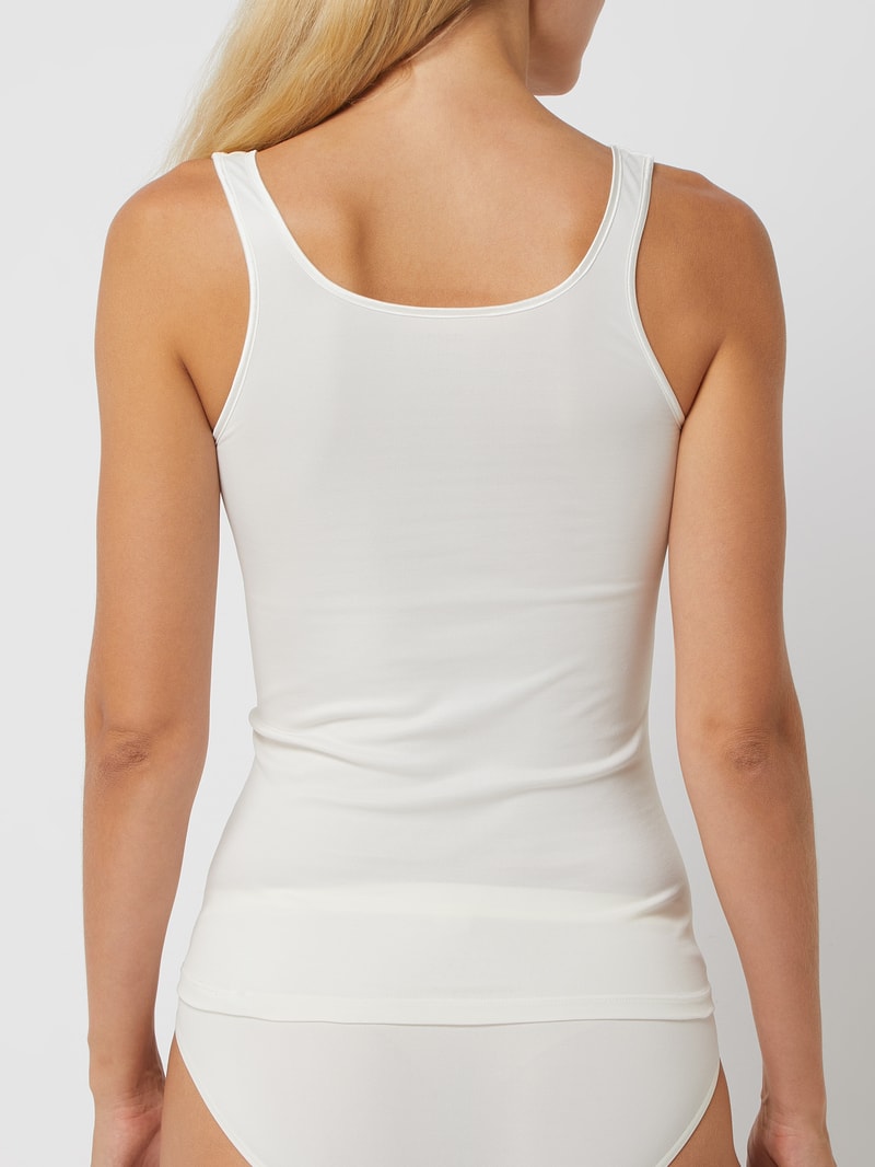 Unterhemd aus Viskosemischung Modell 'Emotion' in beige