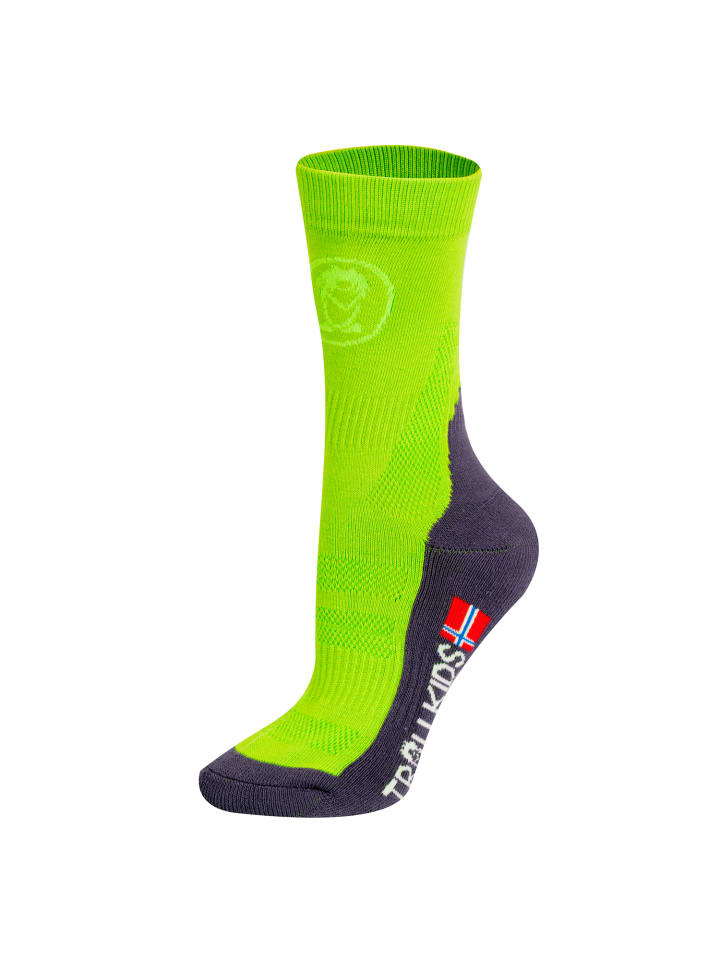 Trollkids Wandersocken Mid Cut II in lime günstig kaufen 26