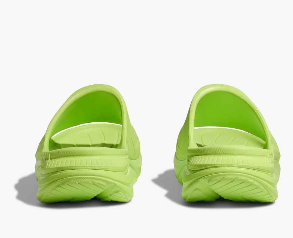 Ora Athletic Slide Lettuce / White