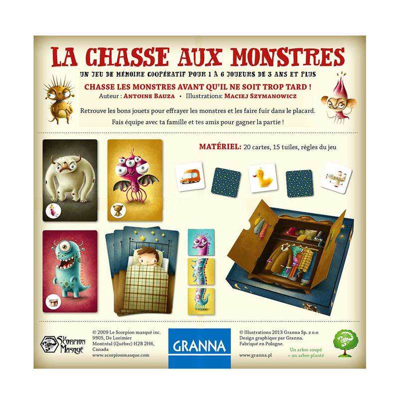 Jeu de société La chasse aux monstres Blackrock Games