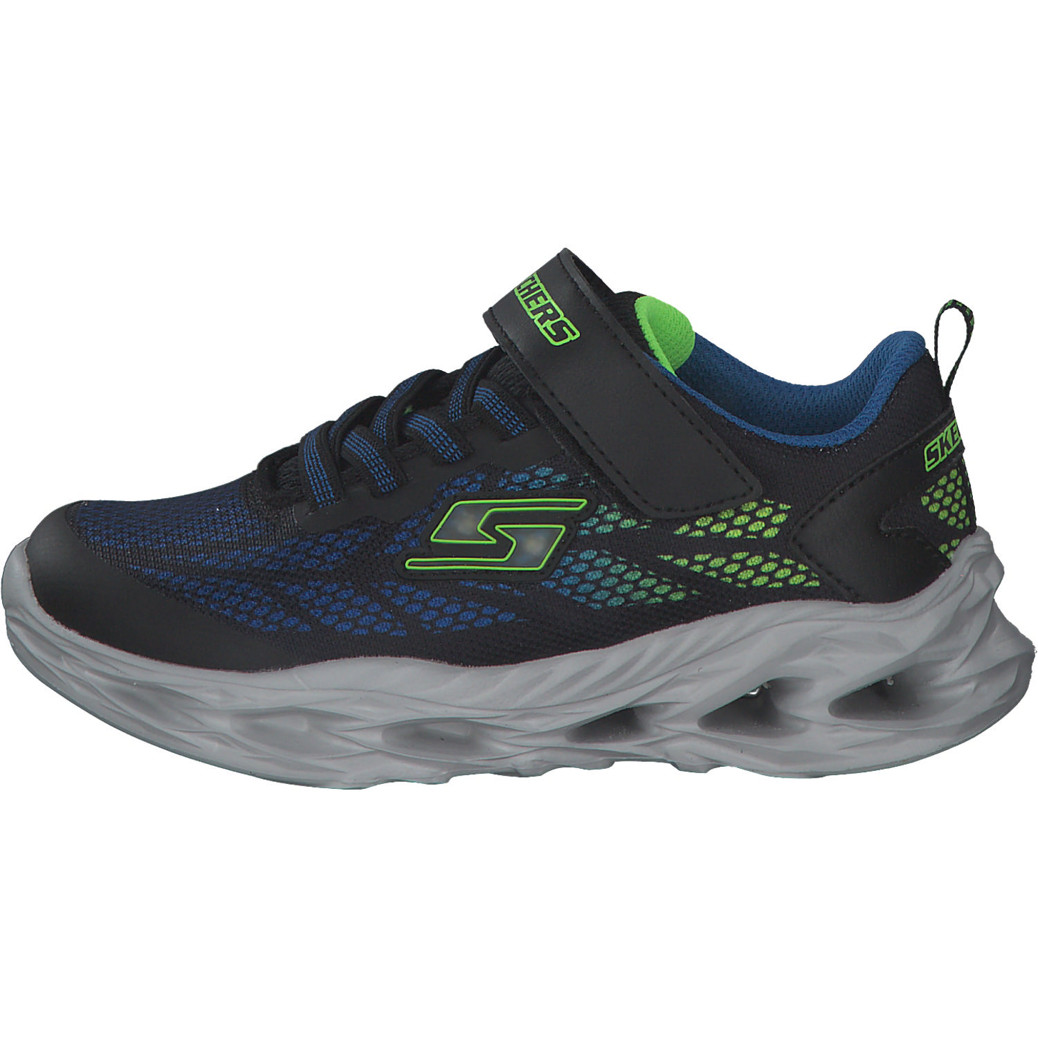 Skechers 400030L, Sneakers Low, Kinder, Black/Blue