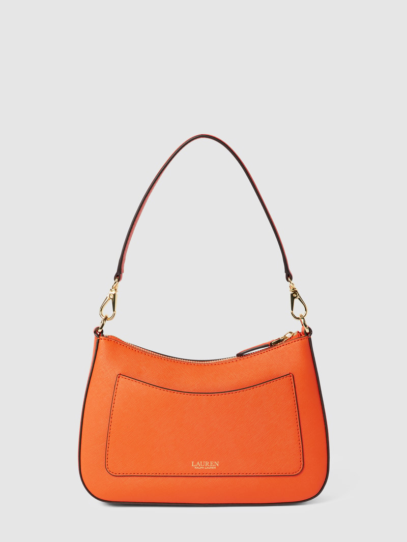 Umhängetasche mit Label-Details Modell 'DANNI' in orange