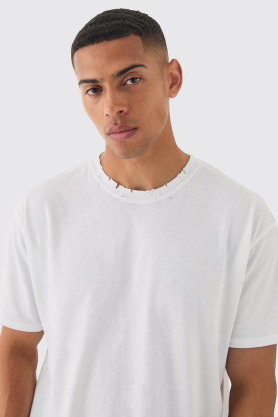 Zerrissenes Oversize T-Shirt