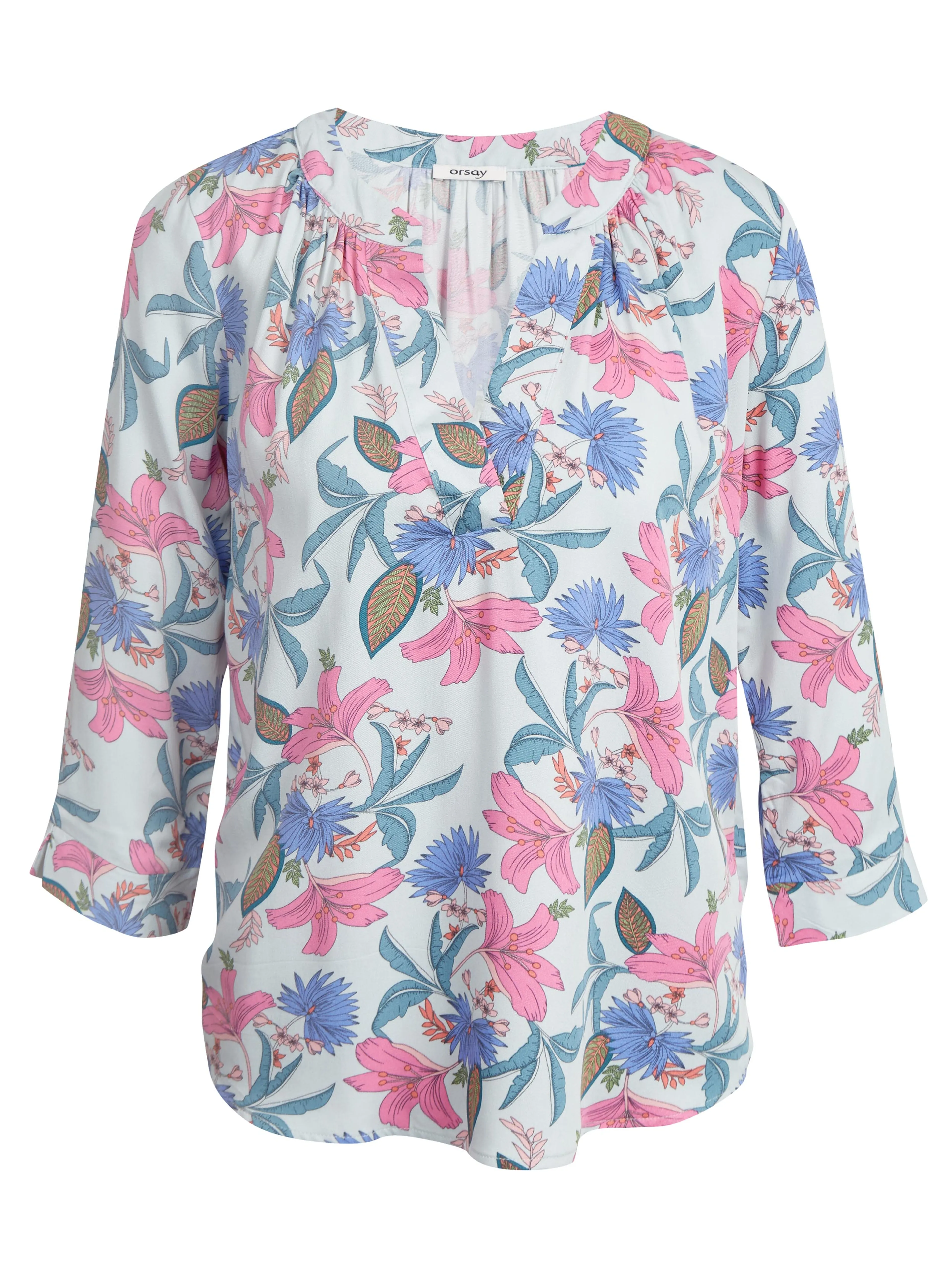 Hellblaue Damenbluse ORSAY