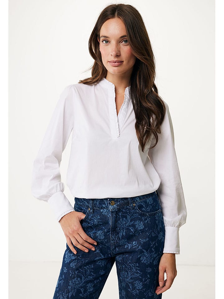 Mexx Bluse in Weiß günstig kaufen